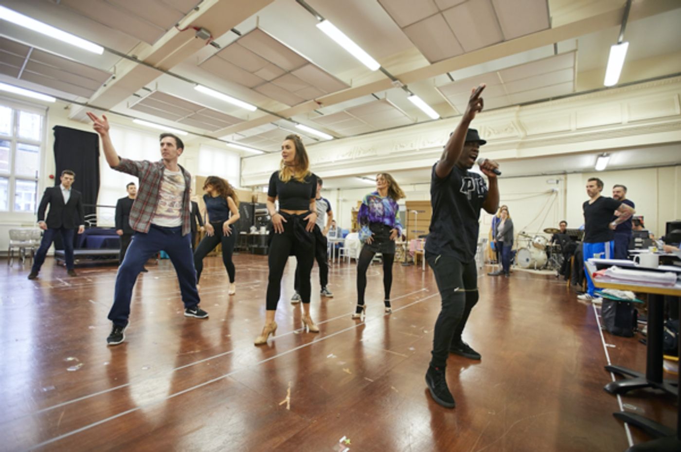 Photo Flash: First Look at Rehearsals for the UK and Ireland Tour of JERSEY BOYS  Image