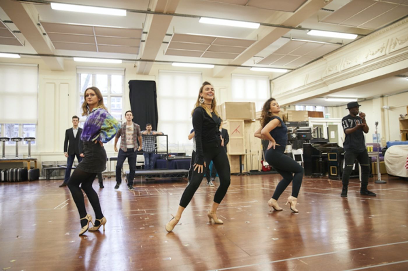 Photo Flash: First Look at Rehearsals for the UK and Ireland Tour of JERSEY BOYS  Image