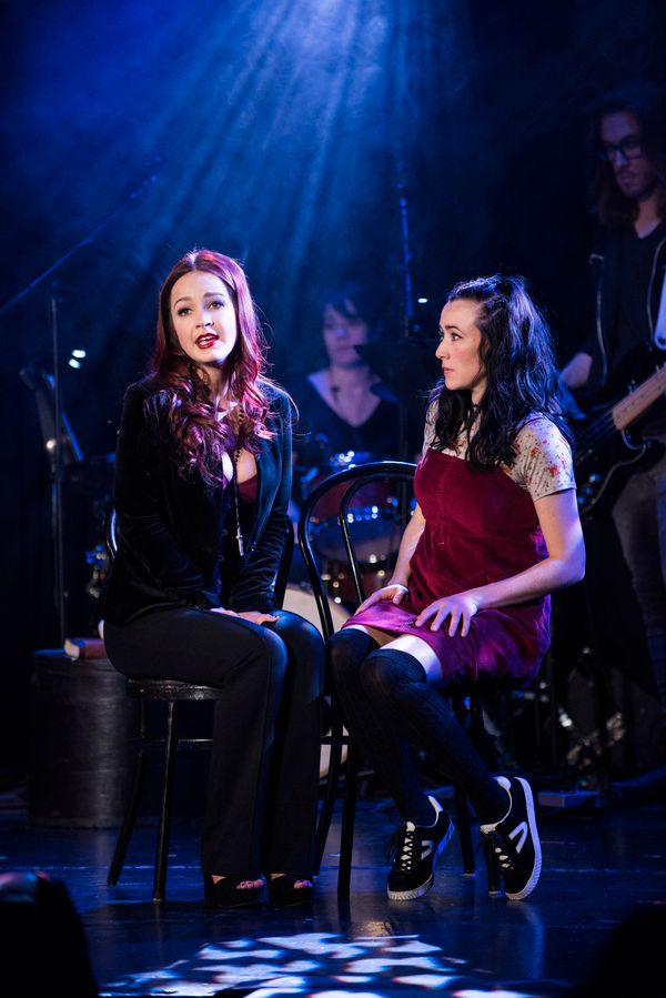 Lauren Zakrin as Kathryn and Jessie Shelton as Cecile Photo