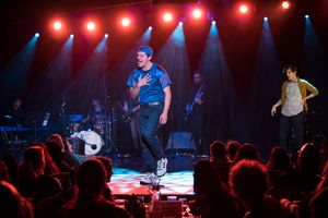 Brian Muller as Greg and Alex Boniello as Blaine @ BroadwayWorld Brian Muller as Greg and Alex Boniello as Blaine Photo