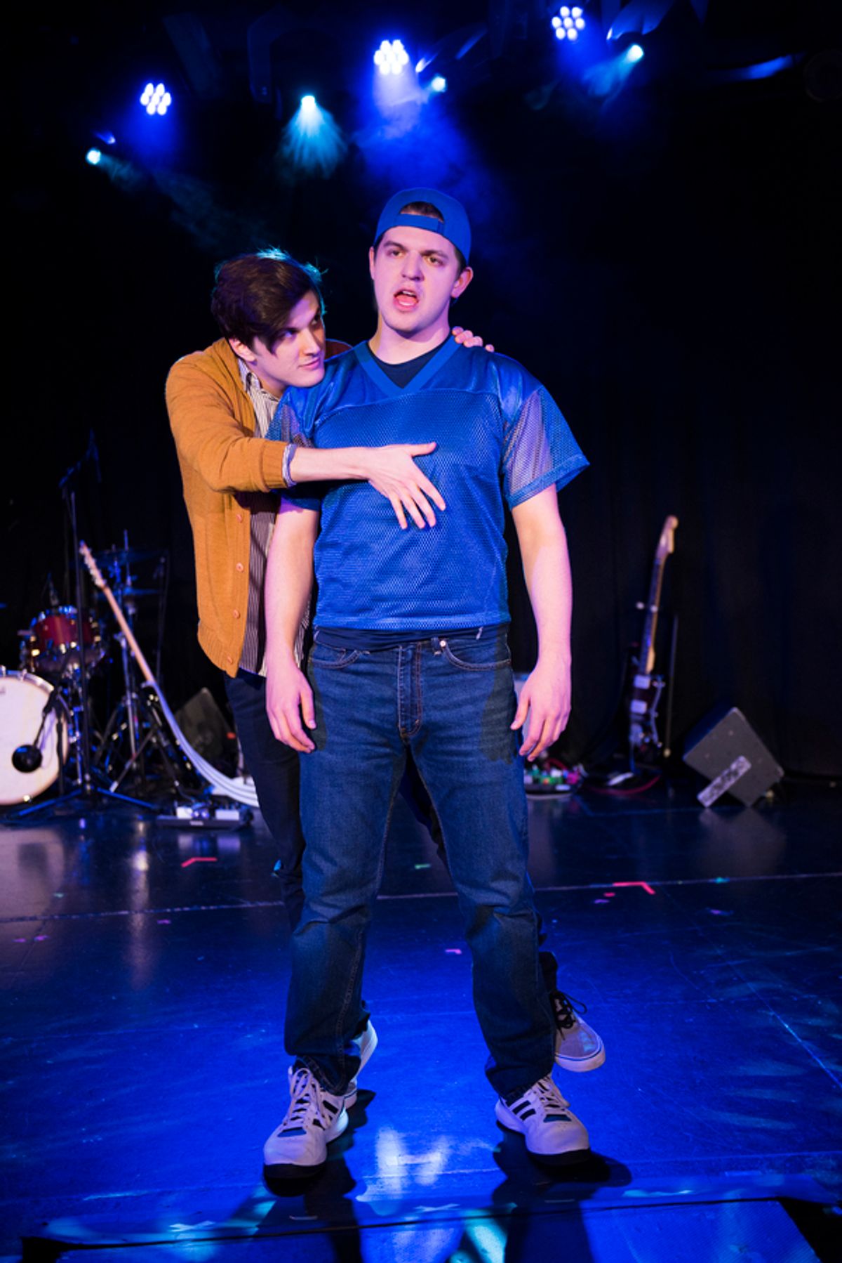 Alex Boniello as Blaine and Brian Muller as Greg at 