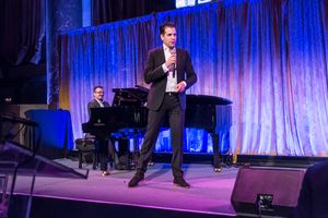 Renowned baritone Luca Pisaroni performing at the 83rd Annual Metropolitan Opera Guil Photo