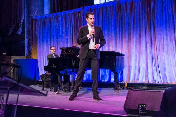 Renowned baritone Luca Pisaroni performing at the 83rd Annual Metropolitan Opera Guil Photo