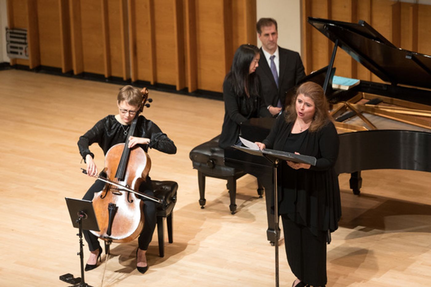 Photo Flash: The ARK Trio Returns to 'PREformances with Allison Charney' at Merkin Concert Hall  Image