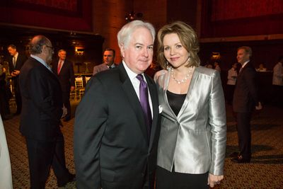 Opera News Editor in Chief, F. Paul Driscoll with honoree Renee Fleming Photo
