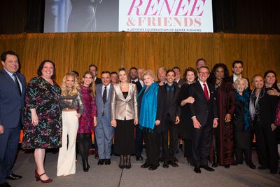 Honoree Renee Fleming with esteemed colleagues and friends Photo