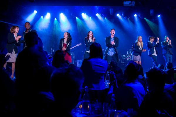 Patricia Richardson, Matthew Griffin, Jessie Shelton, Lauren Zakrin, Constantine Rous Photo
