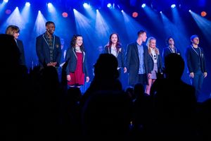 Patricia Richardson, Matthew Griffin, Jessie Shelton, Lauren Zakrin, Constantine Rousouli, Carrie St. Louis, Alex Boniello, Brian Muller @ BroadwayWorld Patricia Richardson, Matthew Griffin, Jessie Shelton, Lauren Zakrin, Constantine Rous Photo