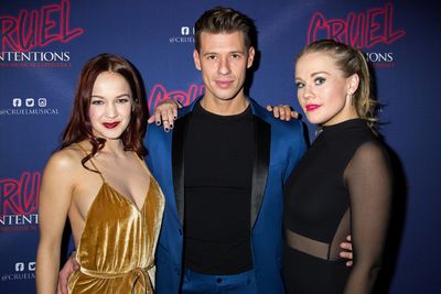 Lauren Zakrin, Constantine Rousouli, Carrie St. Louis Photo