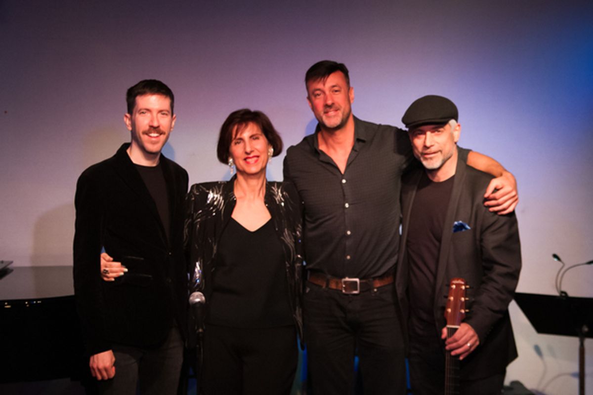 Lucille Carr-Kaffashan and her band at 