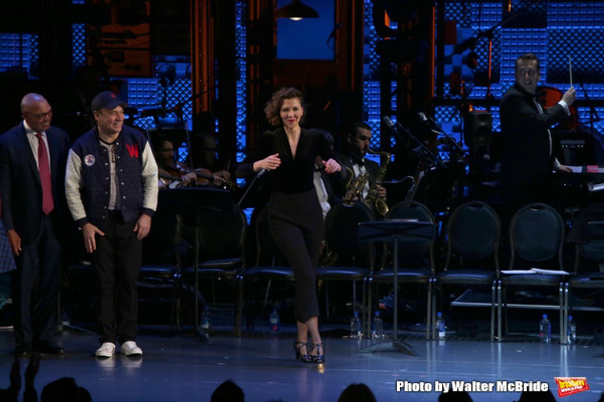 Reggie Jackson, Danny Burstein and Maggie Gyllenhaal  at 