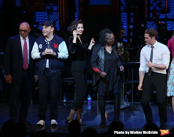Reggie Jackson, Danny Burstein, Maggie Gyllenhaal, Whoopi Goldberg, Matthew Morrison  Photo