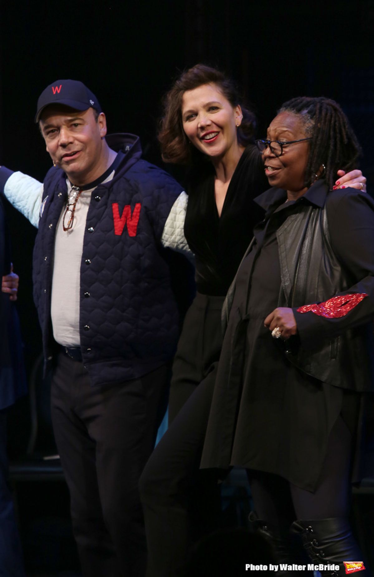 Danny Burstein, Maggie Gyllenhaal, Whoopi Goldberg at 