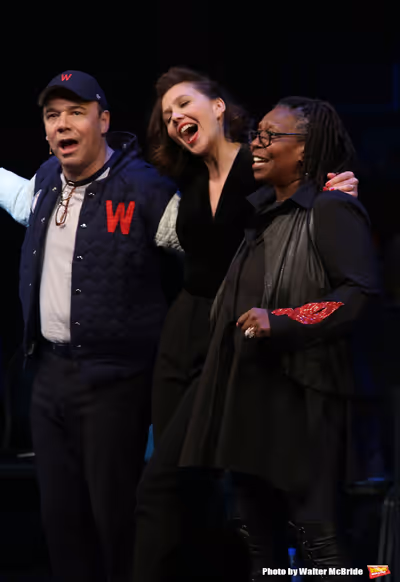 Danny Burstein, Maggie Gyllenhaal, Whoopi Goldberg Photo