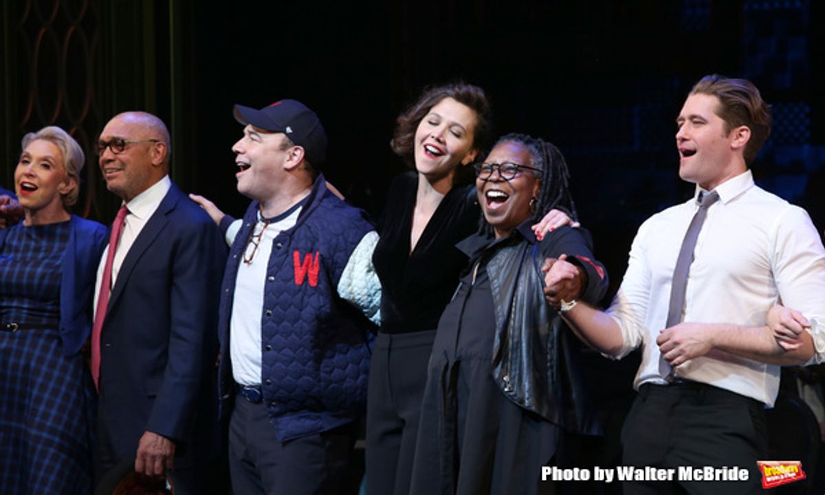 Julie Halston, Reggie Jackson, Danny Burstein, Maggie Gyllenhaal, Whoopi Goldberg, Matthew Morrison at 