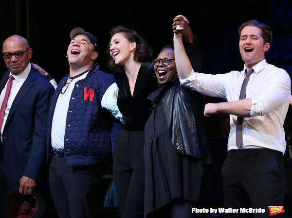 Reggie Jackson, Danny Burstein, Maggie Gyllenhaal, Whoopi Goldberg, Matthew Morrison  Photo