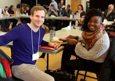 Ryan Spahn and Oyin Oladejo Photo