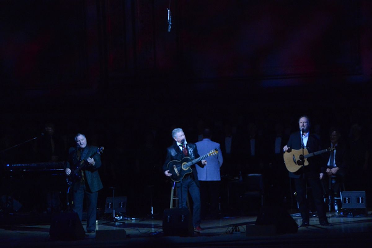 Steve Gatlin, Larry Gaitlin and Rudy Gatlin at 