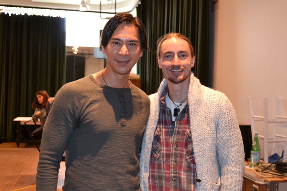 Kalani Queypo (John Ridge) and Joseph Carlson (Andrew Jackson/Ben) at 