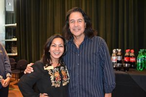 Deputy Artistic Director Seema Sueko and Andrew Roa (Major Ridge/Roger Ridge) Photo