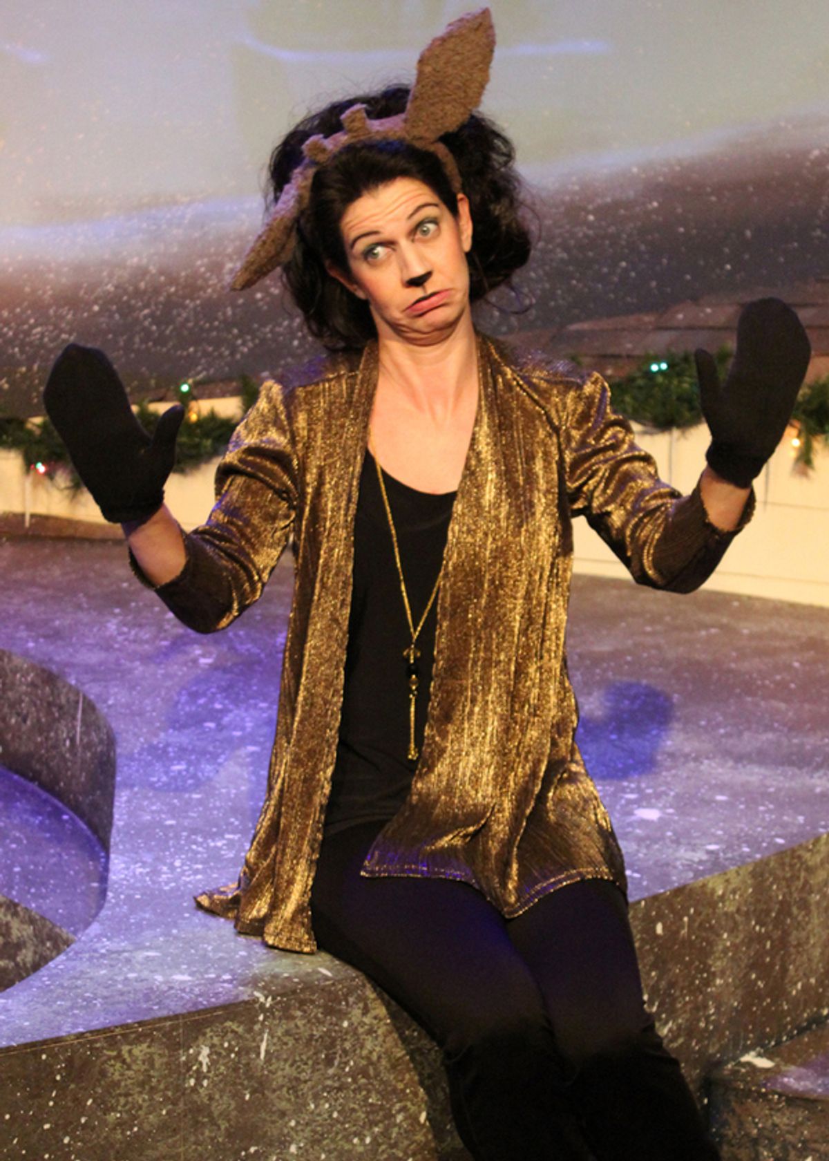 Karen O'Hanlon as Dancer at THE EIGHT: REINDEER MONOLOGUES Returns For 14th Straight Year To Chance Theater