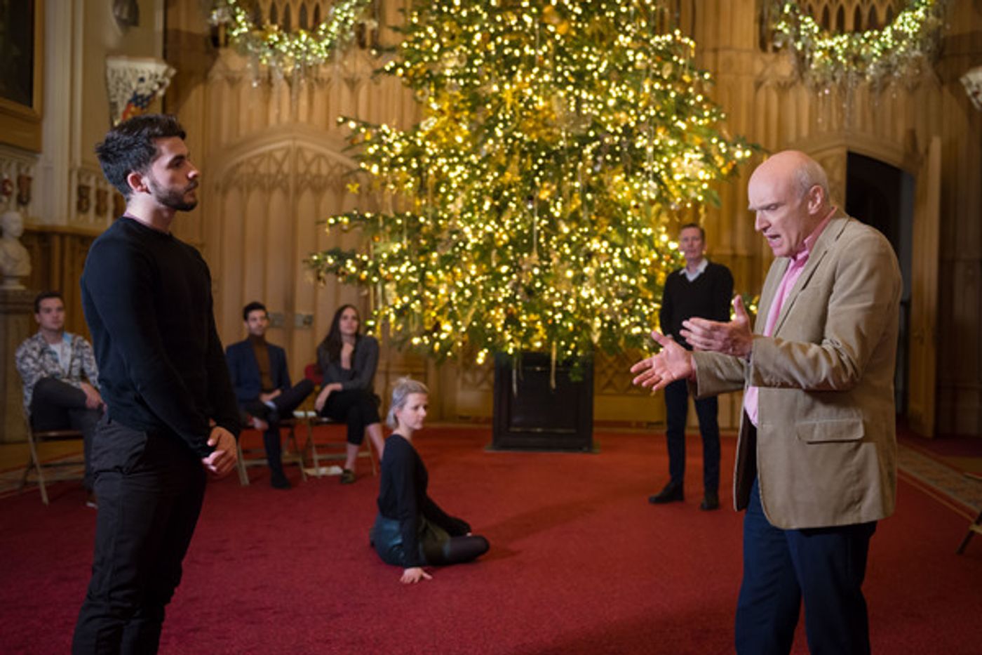Photo Flash: First Look at Rehearsal for A CHRISTMAS CAROL at Windsor Castle  Image