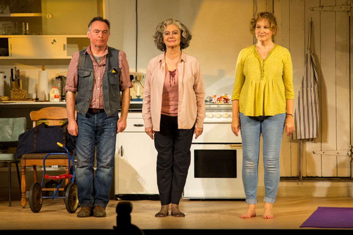 Ron Cook, Francesca Annis, Deborah Findlay at 