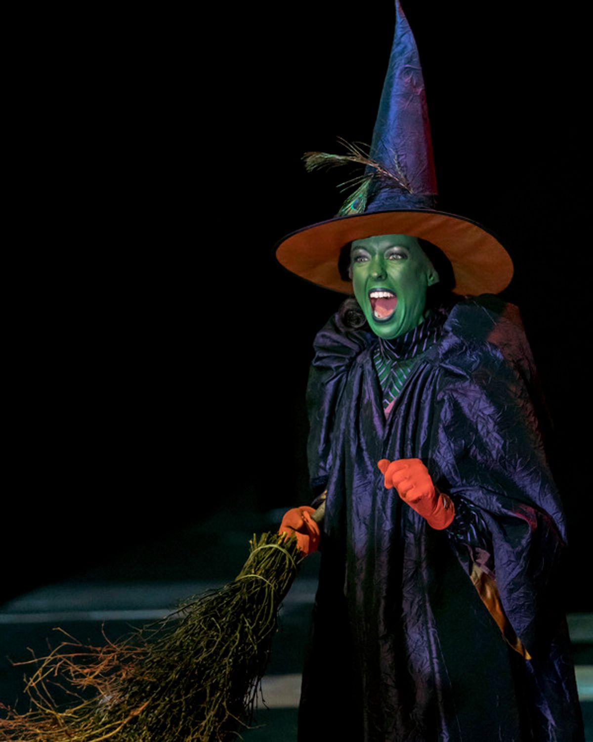 Catrin Aaron as The Wicked Witch of the West at 