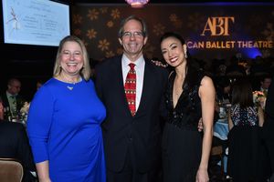Gala Co-Chairs Avery and Andy Barth with ABT Principal Dancer Stella Abrera Photo