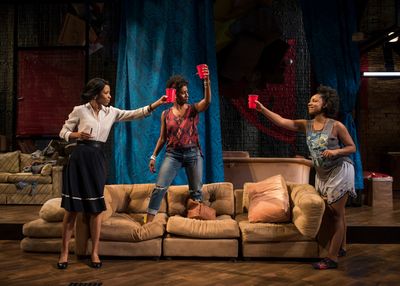 Leea Ayes (June), Celeste M. Cooper (Imani) and Nora Carroll (Octavia) Photo