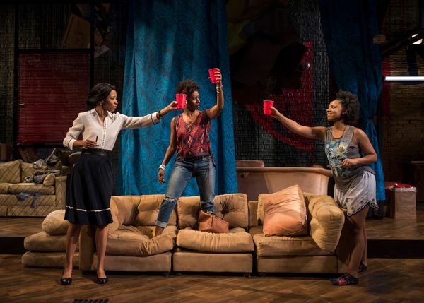 Leea Ayes (June), Celeste M. Cooper (Imani) and Nora Carroll (Octavia) Photo