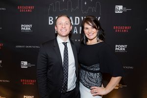 Craig Burns and Broadway Dreams board member Marjorie Wynn Photo