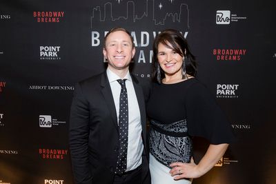 Craig Burns and Broadway Dreams board member Marjorie Wynn Photo