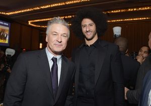 NEW YORK, NY - DECEMBER 13:  Alec Baldwin (L) and Colin Kaepernick attend Robert F. K Photo