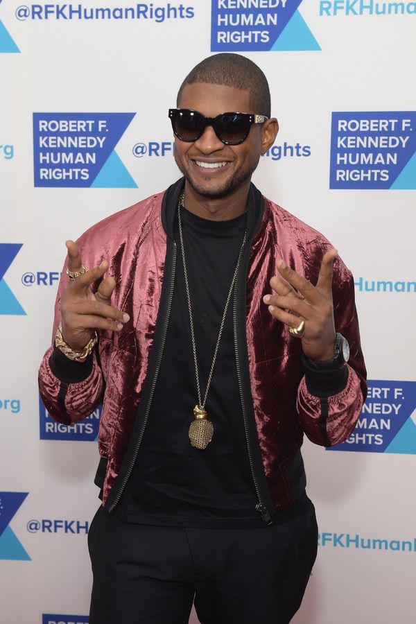 NEW YORK, NY - DECEMBER 13:  Usher attends Robert F. Kennedy Human Rights Hosts Annua Photo