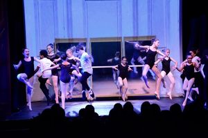 The Cast that includes-Elliana Walmsley, Clara Young, Devin Trey Campbell, Cassidy Ha Photo