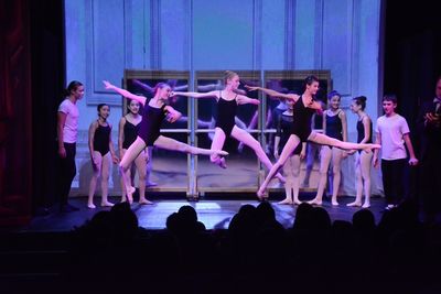 The Cast that includes-Elliana Walmsley, Clara Young, Devin Trey Campbell, Cassidy Ha Photo