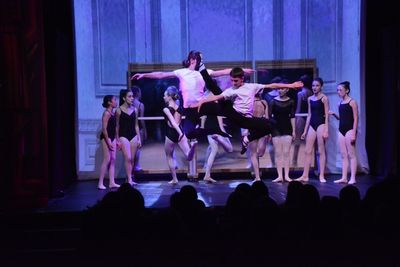 The Cast that includes-Elliana Walmsley, Clara Young, Devin Trey Campbell, Cassidy Ha Photo