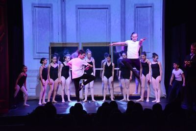 The Cast that includes-Elliana Walmsley, Clara Young, Devin Trey Campbell, Cassidy Ha Photo