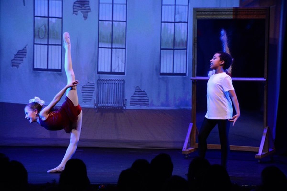 Elliana Walmsley and Devin Trey Campbell at 