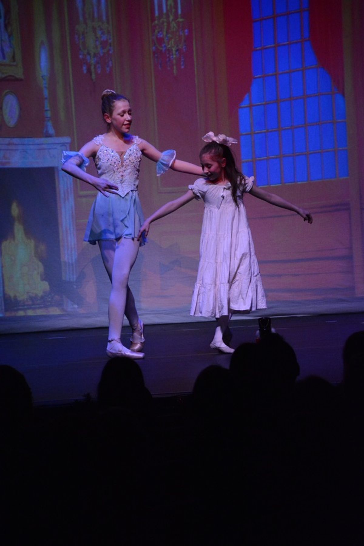 Clara Young and Elliana Walmsley at 