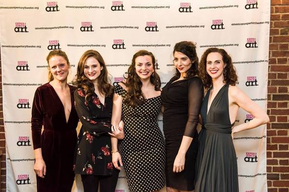 The ladies of Bedlam's SENSE & SENSIBILITY: Maggie Adams McDowell, Jessica Frey, Violeta Picayo, Lisa Birnbaum, and Katie Hartke at 