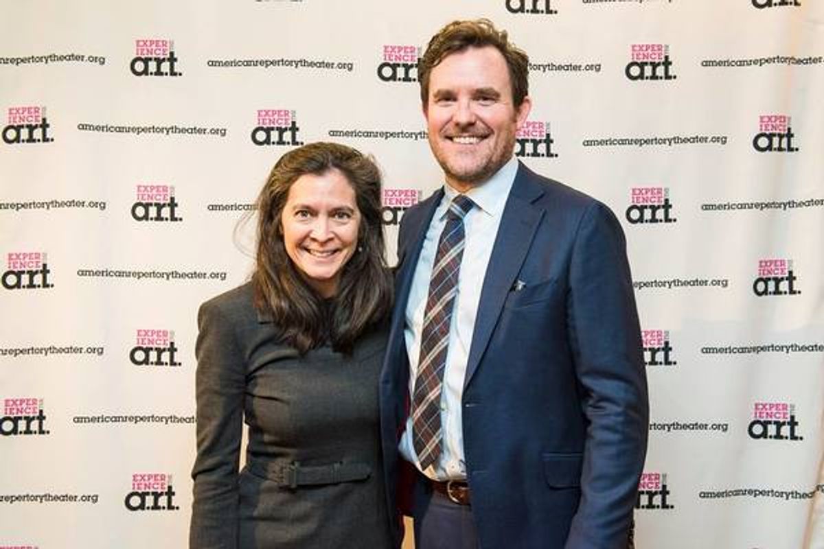 A.R.T. Artistic Director Diane Paulus with Bedlam Artistic Director and director of SENSE & SENSIBILITY, Eric Tucker at 