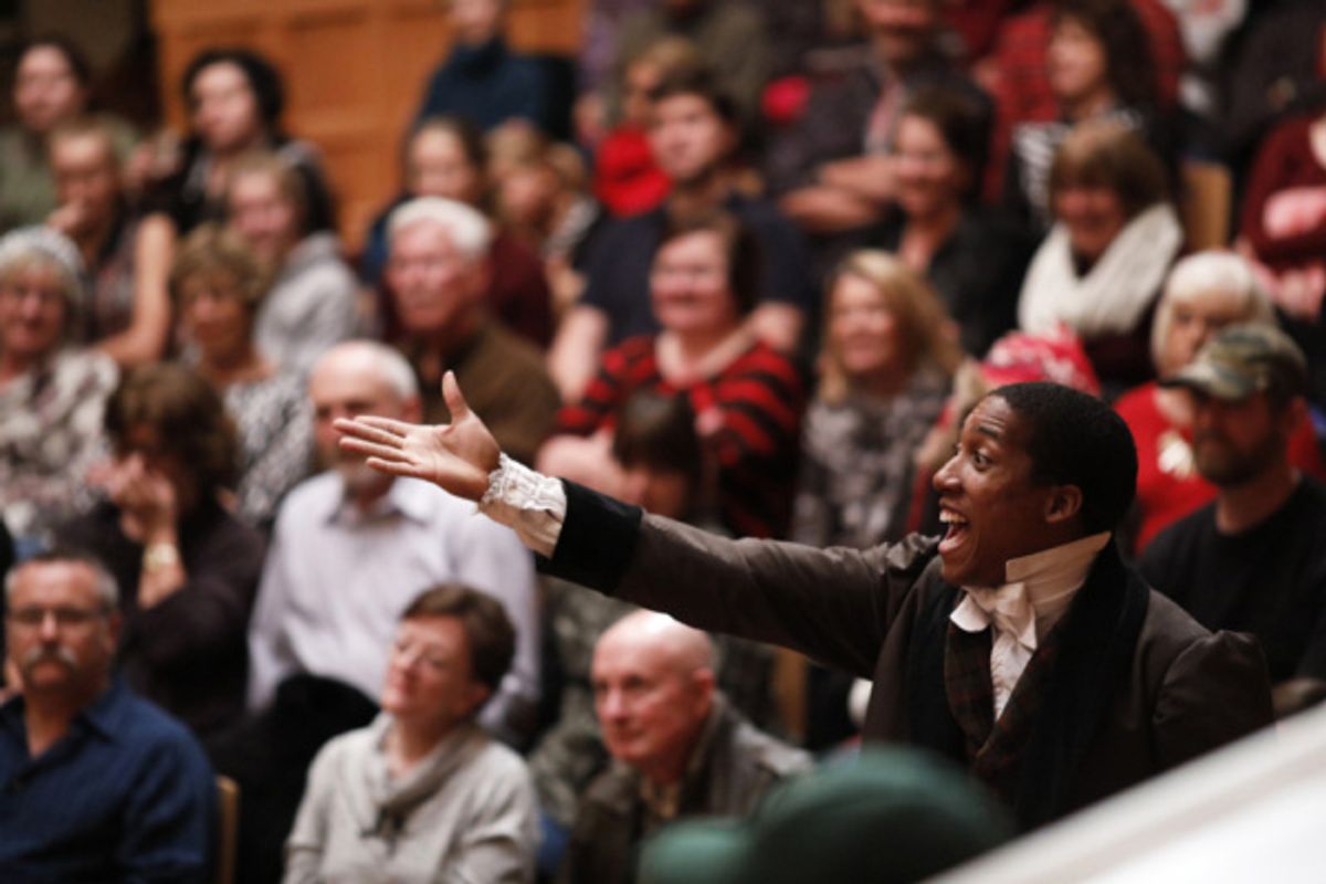 Kyle Powell as Fred in A CHRISTMAS CAROL. at 