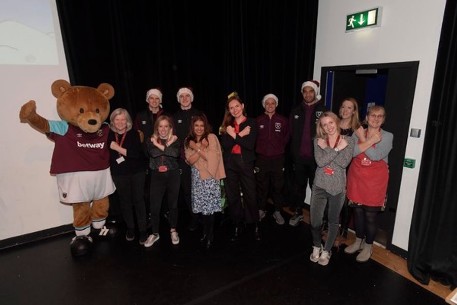 Photo Flash: West Ham Football Stars Come to Stratford Circus Arts Centre  Image