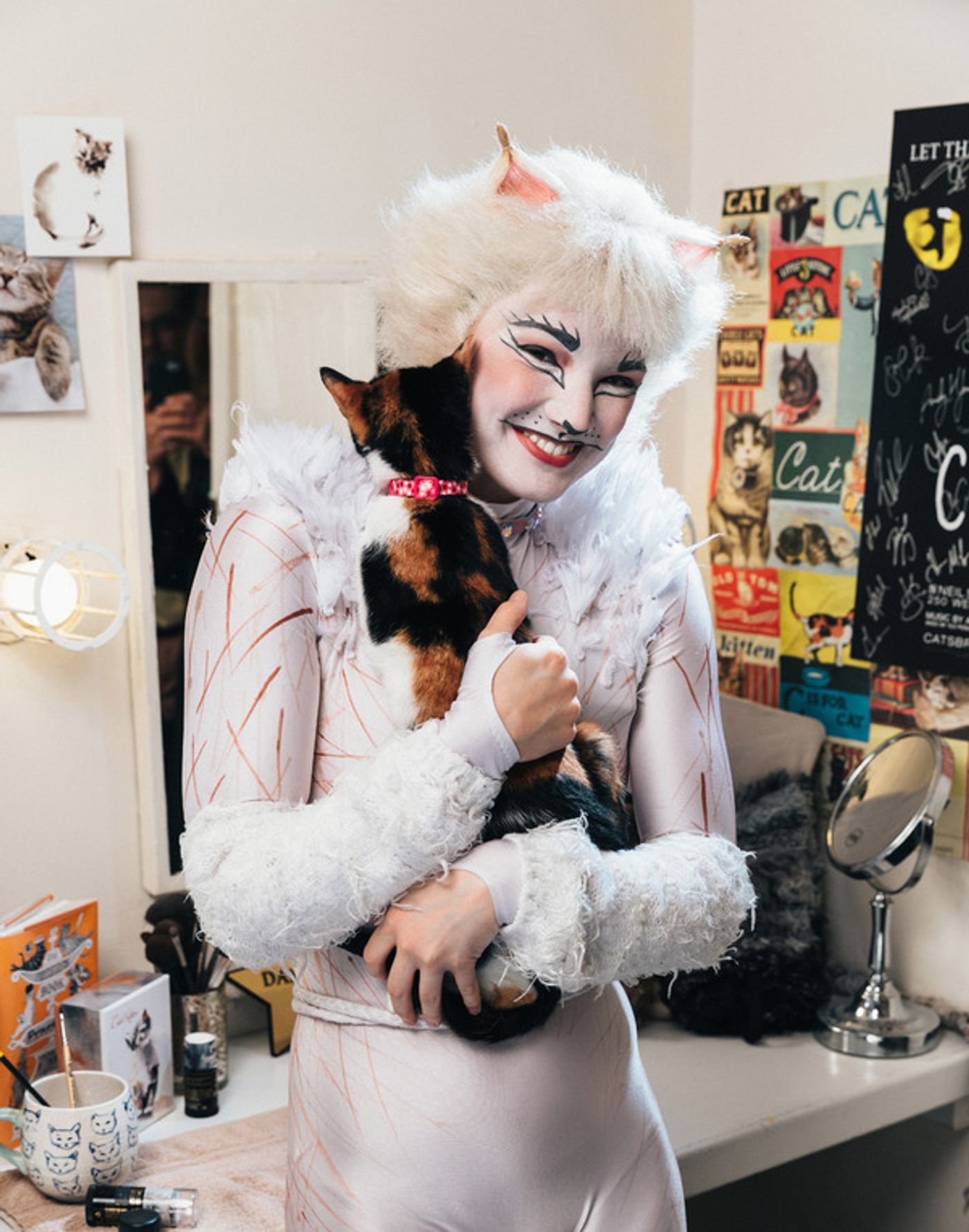 Photo Flash: Mamie Parris and the Cast of CATS Pose with Adorable, Adoptable Felines Photo Flash: Mamie Parris and the Cast of CATS Pose with Adorable, Adoptable Felines Image