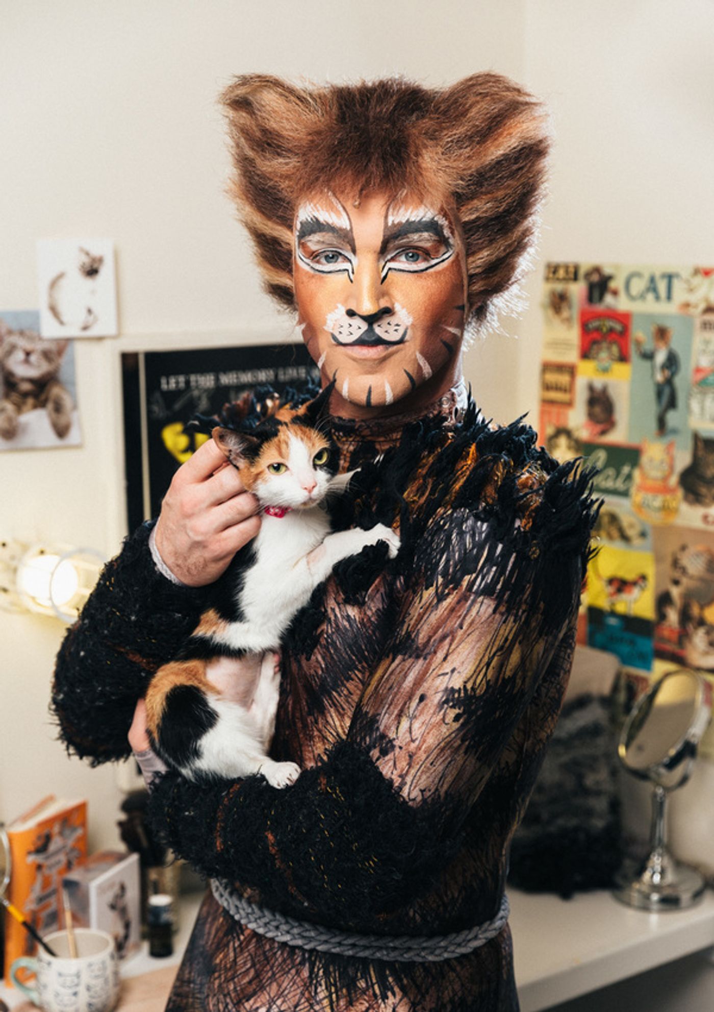 Photo Flash: Mamie Parris and the Cast of CATS Pose with Adorable, Adoptable Felines Photo Flash: Mamie Parris and the Cast of CATS Pose with Adorable, Adoptable Felines Image