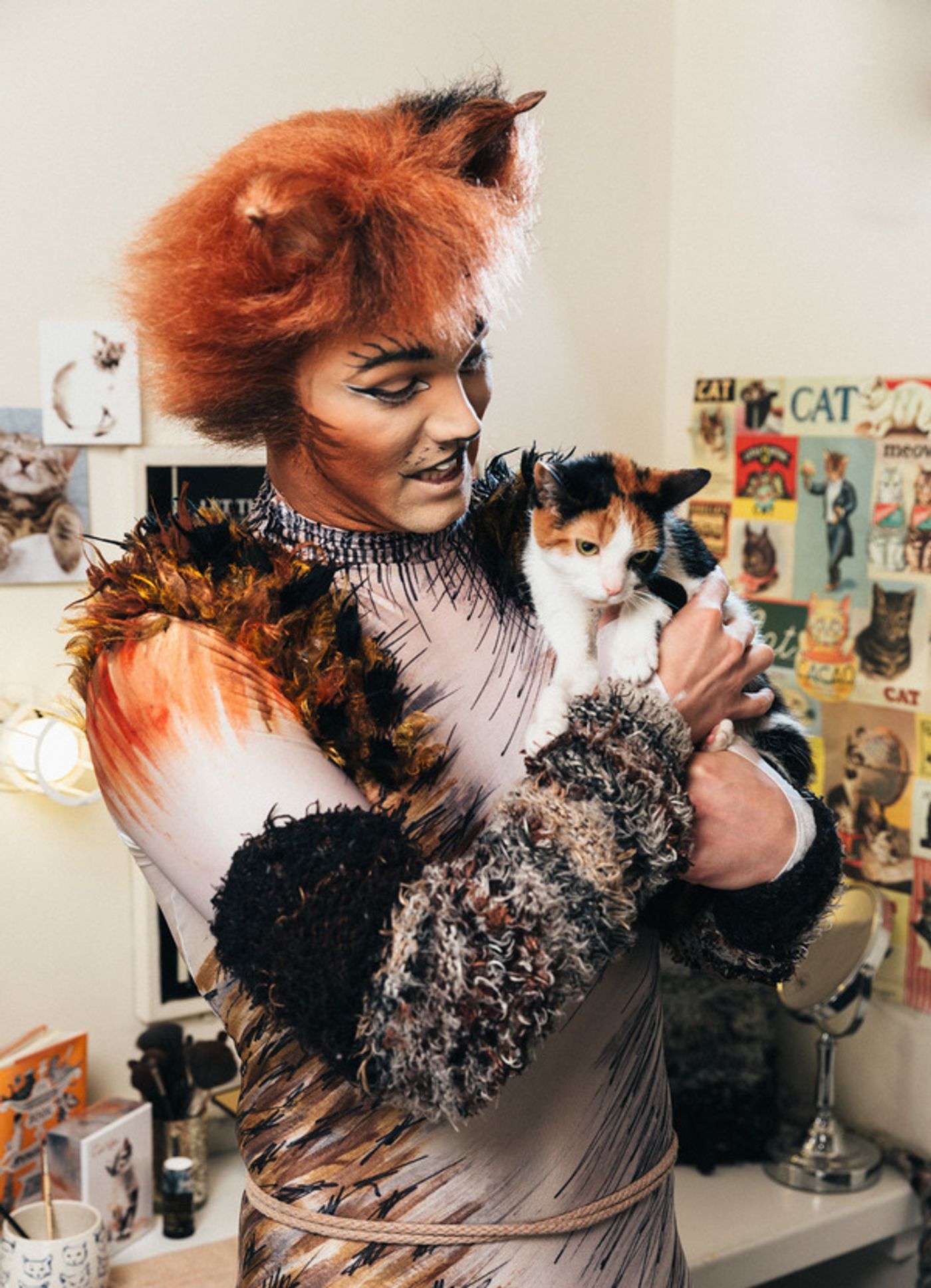 Photo Flash: Mamie Parris and the Cast of CATS Pose with Adorable, Adoptable Felines Photo Flash: Mamie Parris and the Cast of CATS Pose with Adorable, Adoptable Felines Image