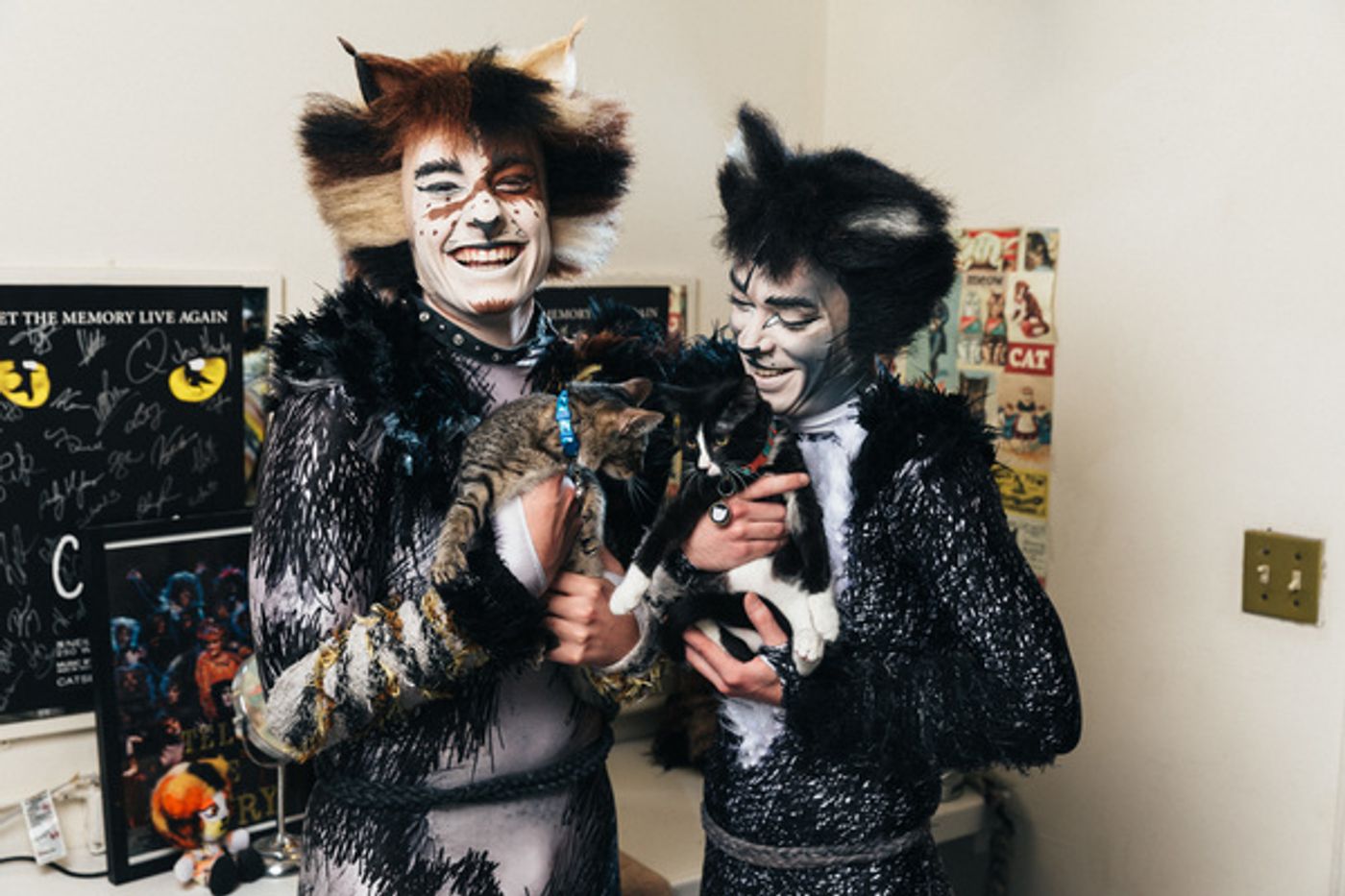 Photo Flash: Mamie Parris and the Cast of CATS Pose with Adorable, Adoptable Felines Photo Flash: Mamie Parris and the Cast of CATS Pose with Adorable, Adoptable Felines Image