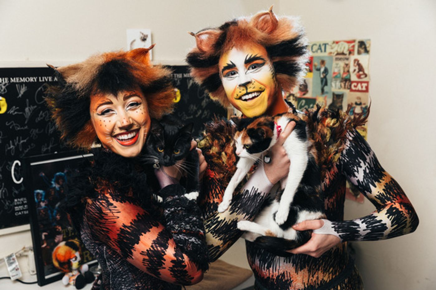 Photo Flash: Mamie Parris and the Cast of CATS Pose with Adorable, Adoptable Felines Photo Flash: Mamie Parris and the Cast of CATS Pose with Adorable, Adoptable Felines Image